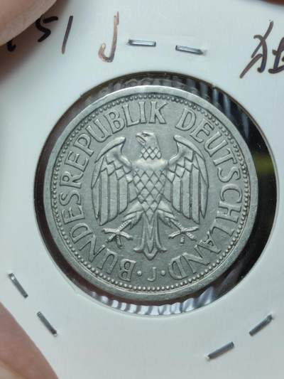 2025年第五场(总第三十一场）外国好品散币(免佣金) - 稀少好品德国🇩🇪1951单年份2马克(J标)