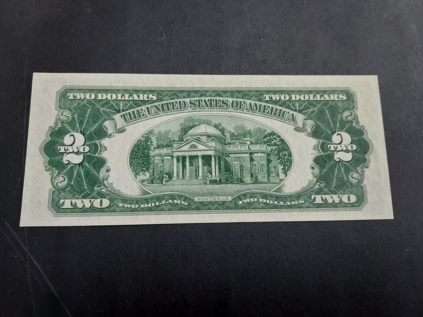 博彦收藏 2月16日 8点钱币专场 1953 美国2元 UNC 