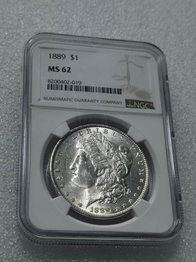 天下钱庄专场欢迎参拍 - NGC MS62 1889美国摩根一美元银币