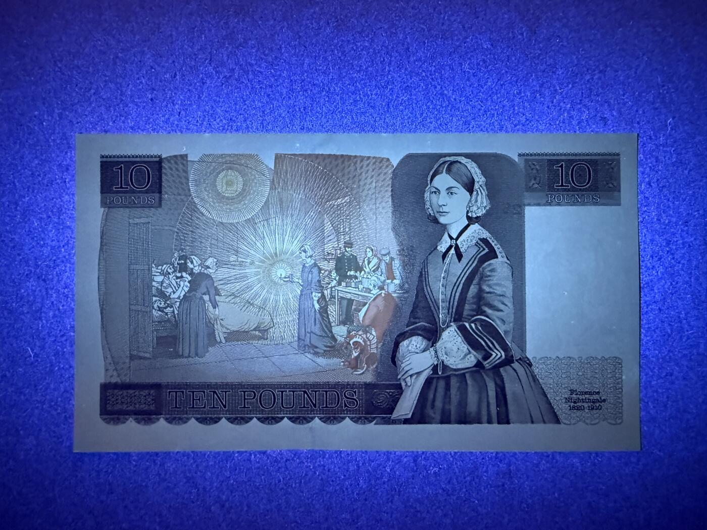 《艾美收藏》(原张总收藏)第187期-外币百拍 英格兰10镑 UNC D序列 南丁格尔 无4
