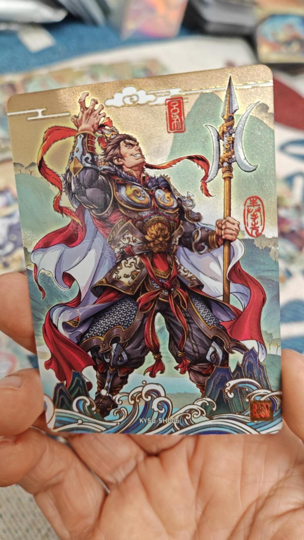 秋原瞳小店第8期（昆仑万象与卡游三国主题的强强碰撞） 卡游三国山河暮歌一套15张齐