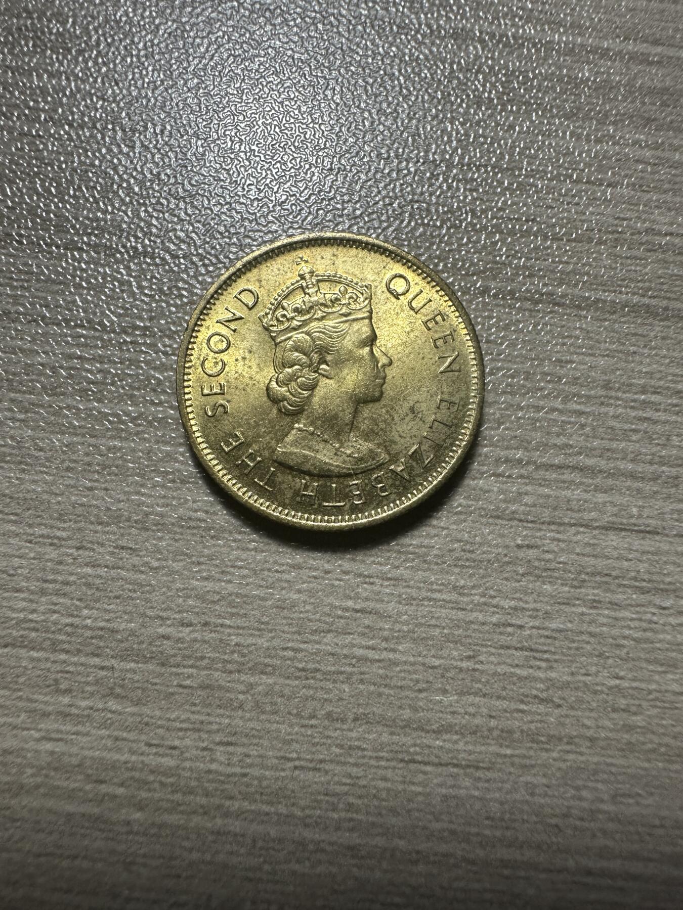 无佣金，世界钱币，章等 完全未使用！香港一毫 1980年 特年稀少、评级65分左右