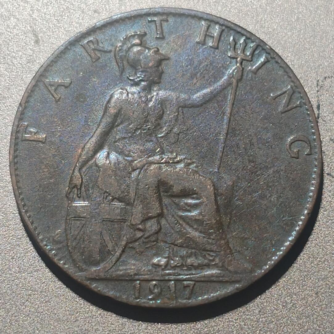 林专场 硬币纸币外币专场（第8期）接代拍 1917年乔五1法新