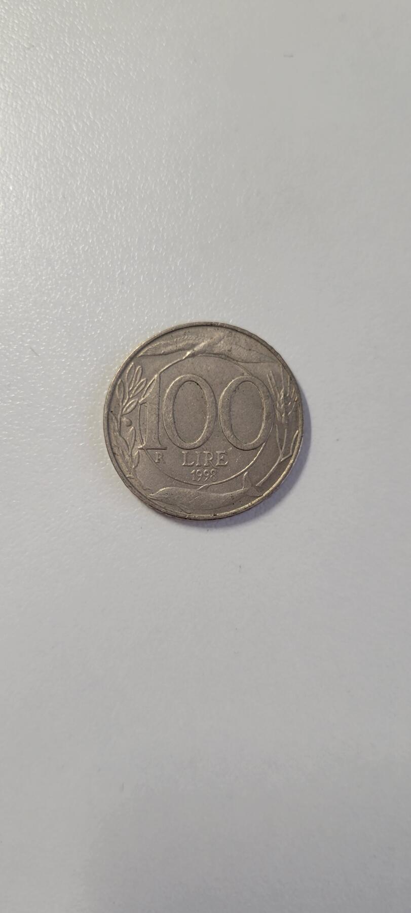 2025第五期 1998年意大利100里拉
