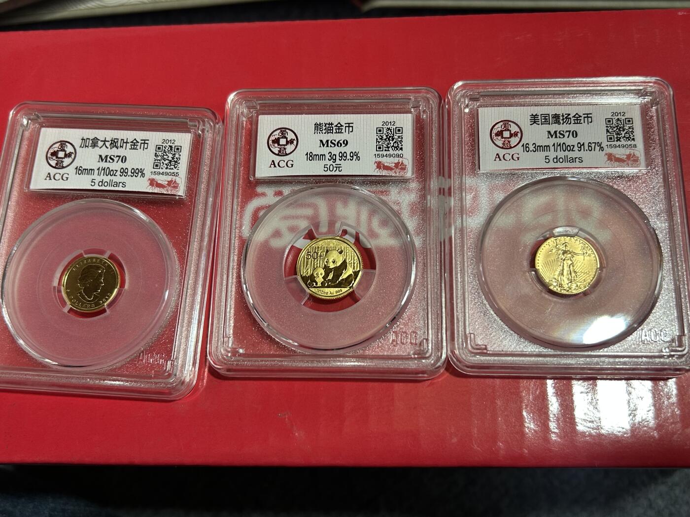 收藏联盟Quantum Auction 第409期拍卖 @征集拍品 长期供货可享分佣福利  2012年世界投资金币六国 典藏版 1/10盎司规格