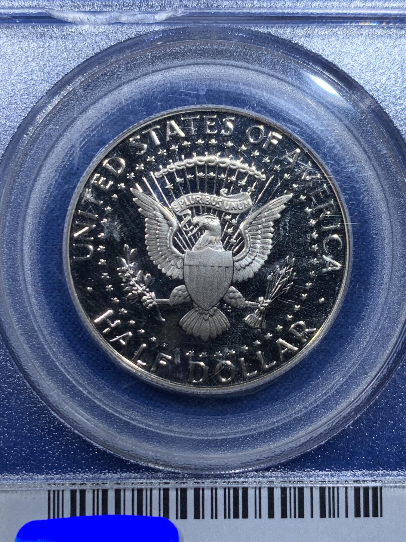 《竞宝斋》第354场 周日，周一，周二 3场连拍 （全场包邮） PCGS PR69DCAM 美国2001年肯尼迪50分精制银币