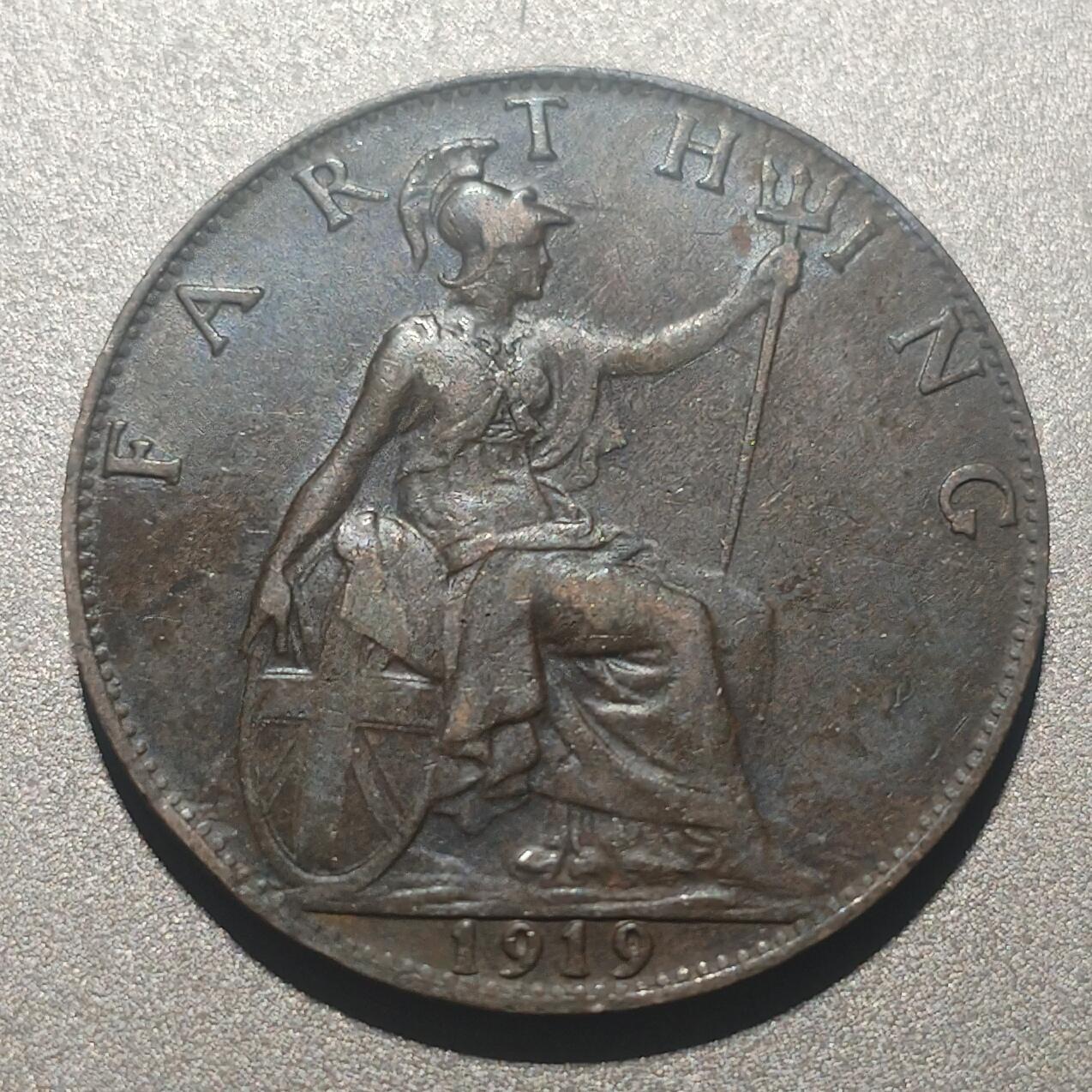 林专场 硬币纸币外币专场（第8期）接代拍 1919年乔五1法新