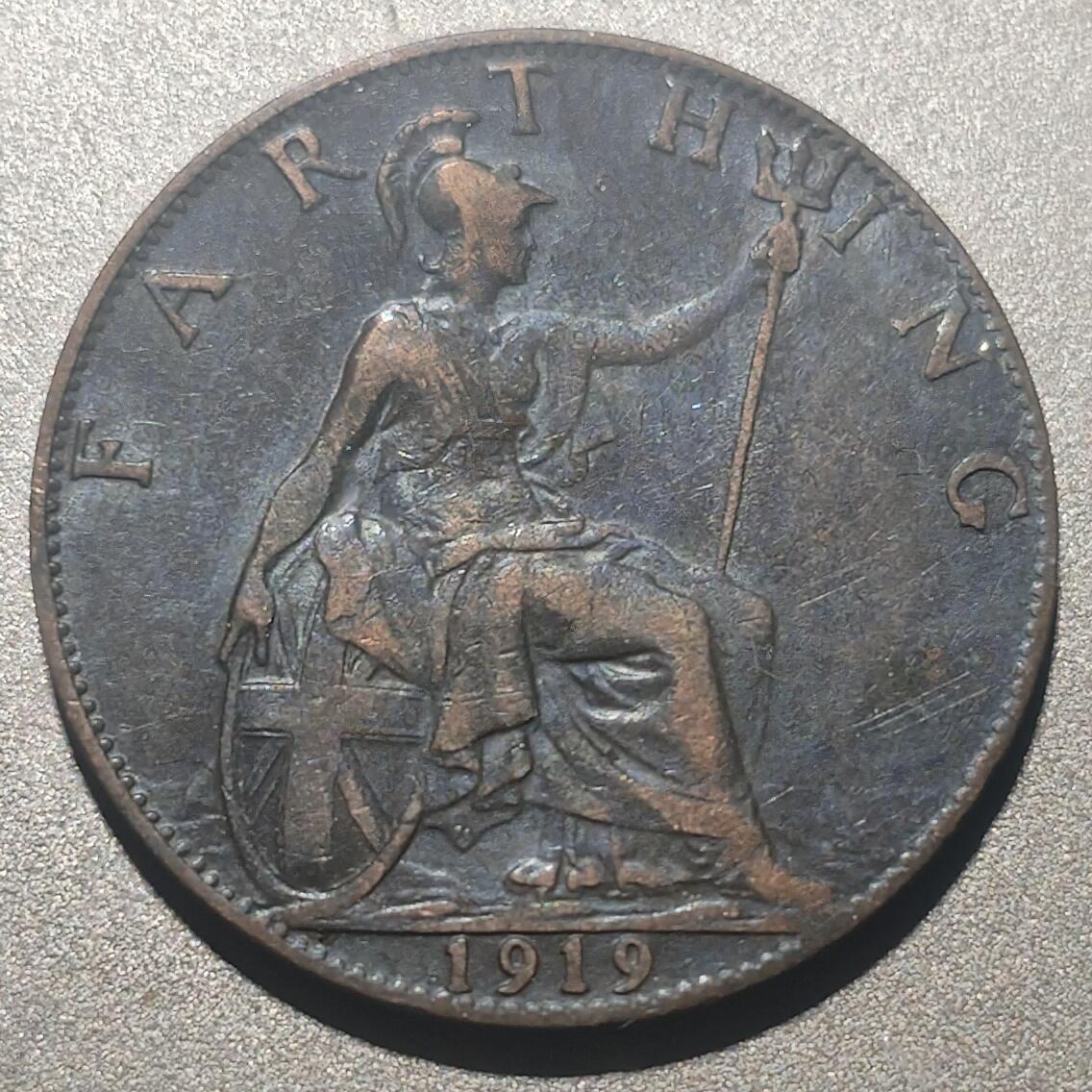 林专场 硬币纸币外币专场（第8期）接代拍 1919年乔五1法新