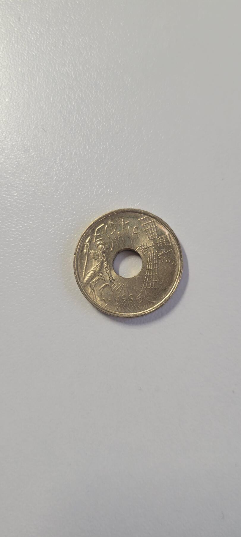 2025第五期 1996年西班牙25比塞塔卡斯蒂利亚-拉曼恰区铜铝镍币