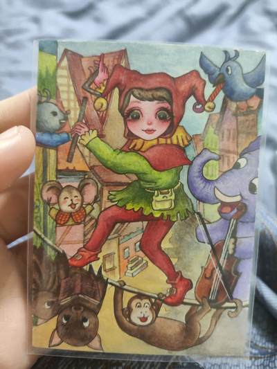 阳大大卡牌拍卖第106期（持续收拍品，周五晚上九点截拍，进群福利早知道） - 【手绘卡】【知名画师】十八