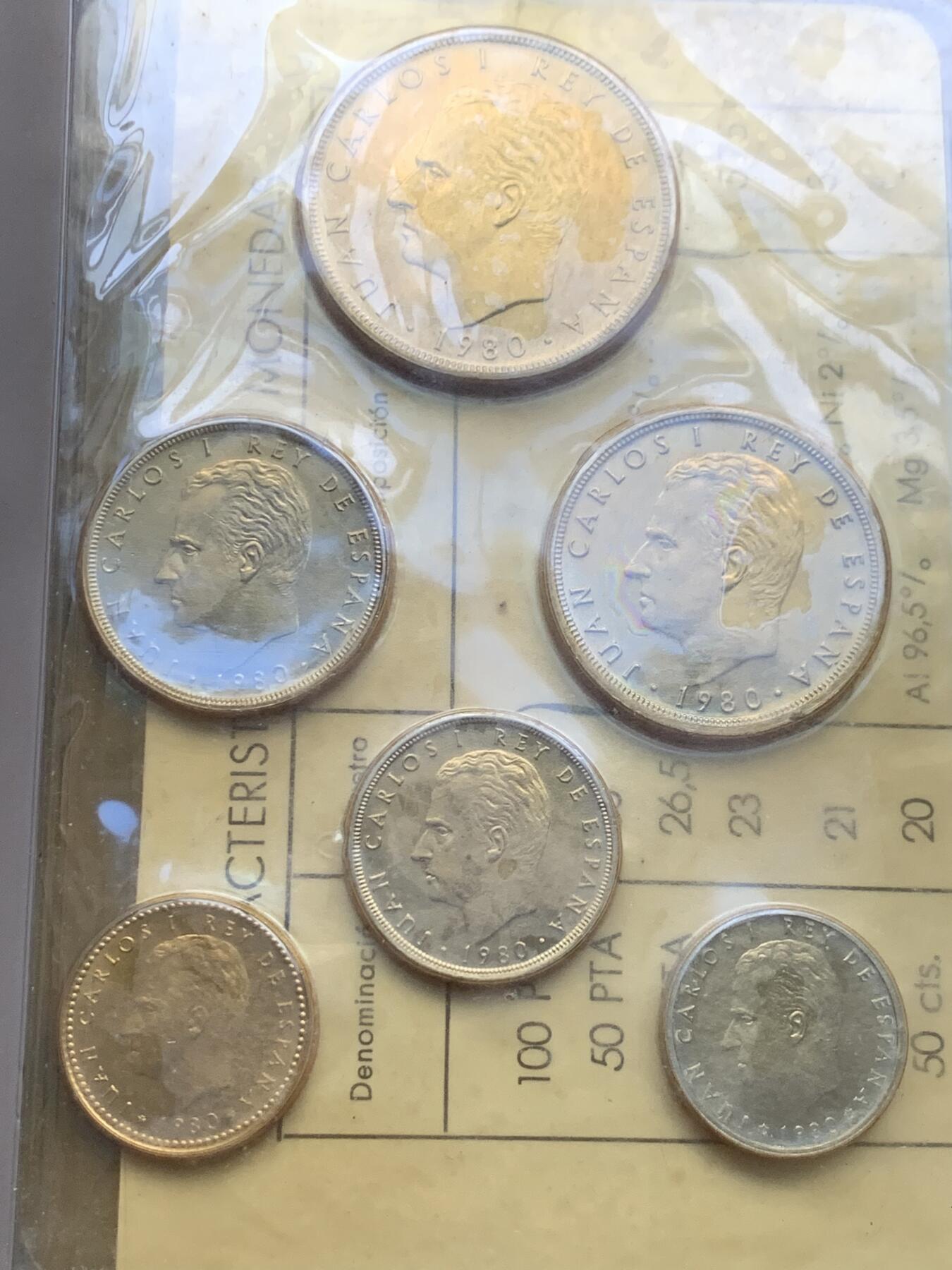 《竞宝斋》第353场 周日，周一，周二 3场连拍 （全场包邮） 西班牙1982世界杯纪念 六枚套