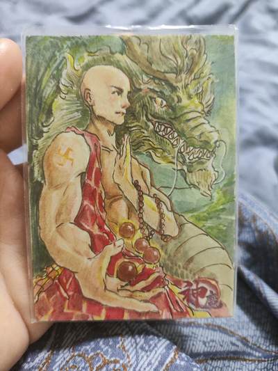 阳大大卡牌拍卖第106期（持续收拍品，周五晚上九点截拍，进群福利早知道） - 【手绘卡】【知名画师】鸭心鸣