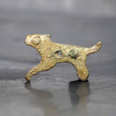 古罗马的青铜小狗吊坠b29-29 古罗马的青铜小狗吊坠b29-29