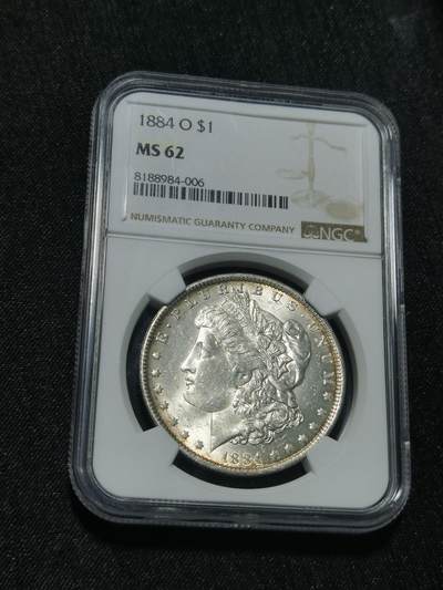 臻藏泉阁国内外钱币 - NGC MS62 1884美国摩根一美元银币