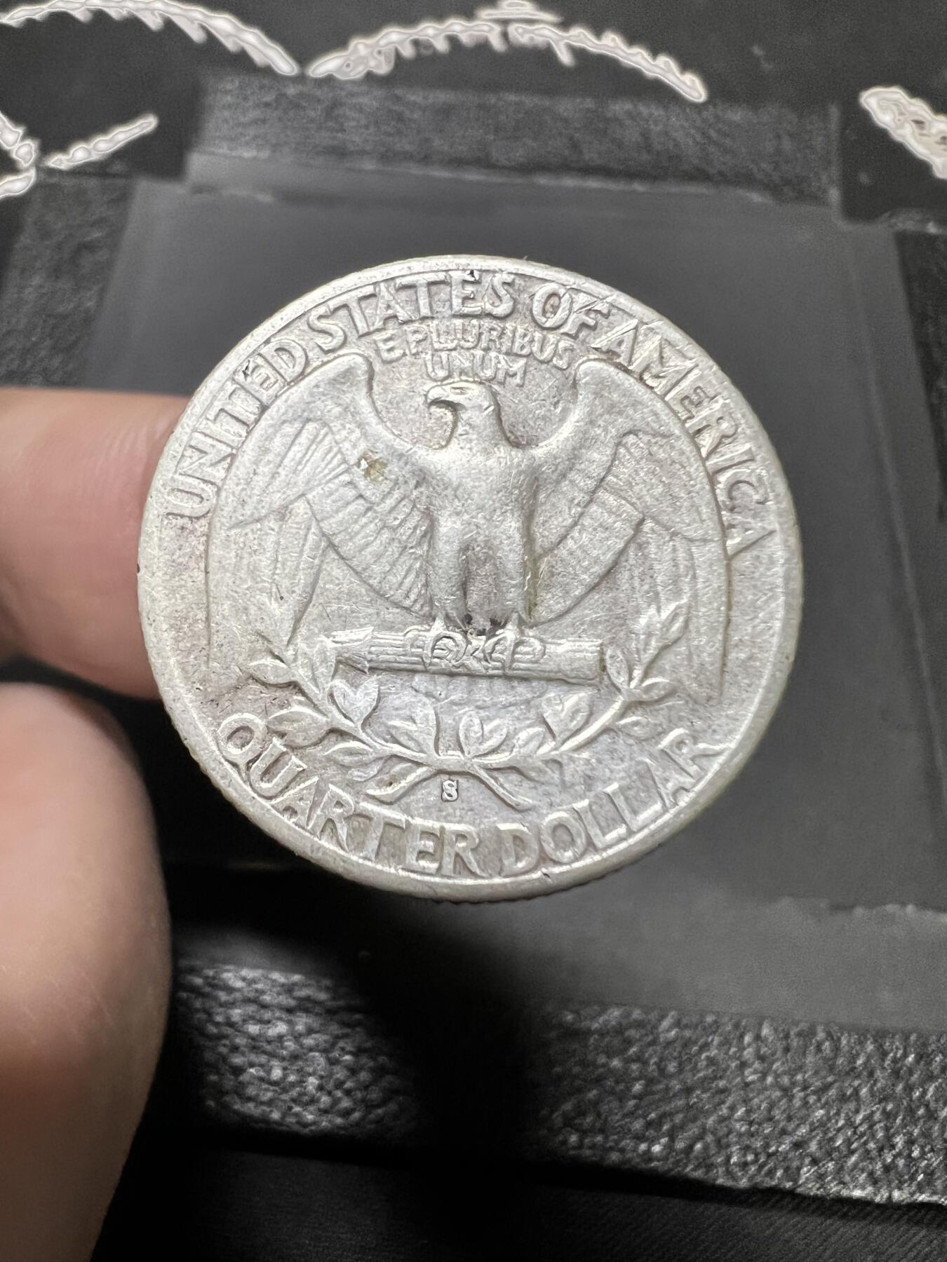 聚福钱庄~世界钱币第一期 新店开业 全场包邮 欢迎参拍 美国1942年华盛顿25分银币