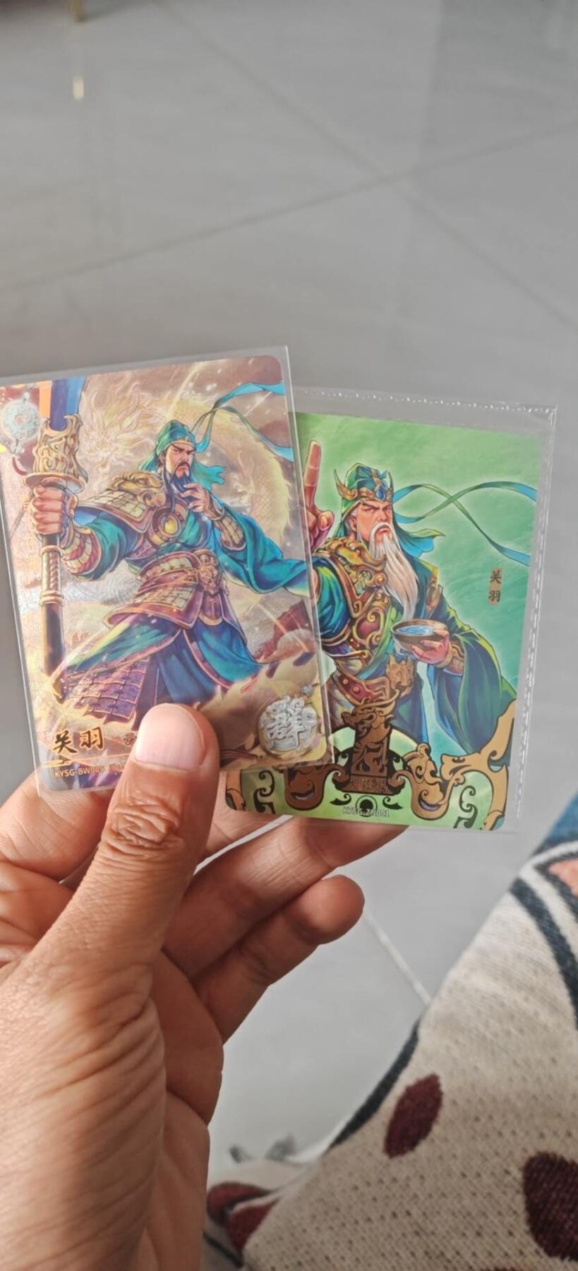 秋原瞳小店第9期（微风，初晨，熟悉的街道，还有……曾经的她………） 卡游三国经典关羽一组