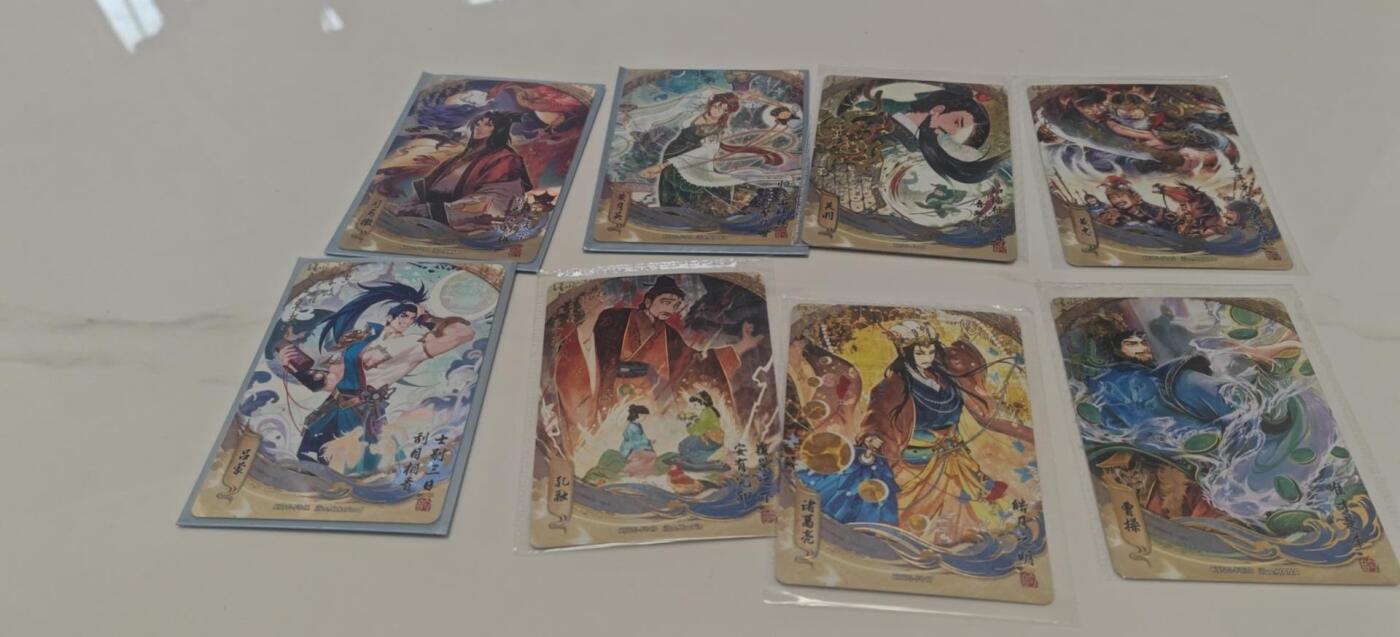秋原瞳小店第9期（微风，初晨，熟悉的街道，还有……曾经的她………） 卡游三国韵卡一组