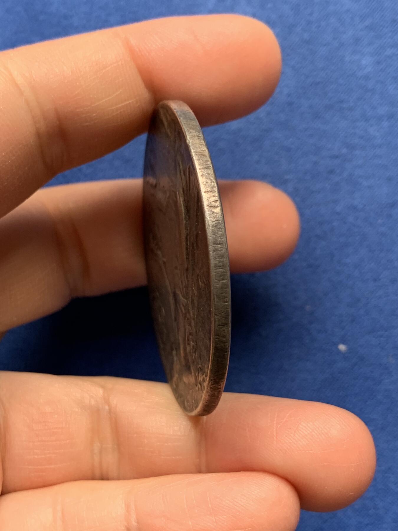 《竞宝斋》第355场 周日，周一，周二 3场连拍 （全场包邮） 拉脱维亚波罗的海农业协会镀银纪念章，40.3g，47.5mm 非银材质