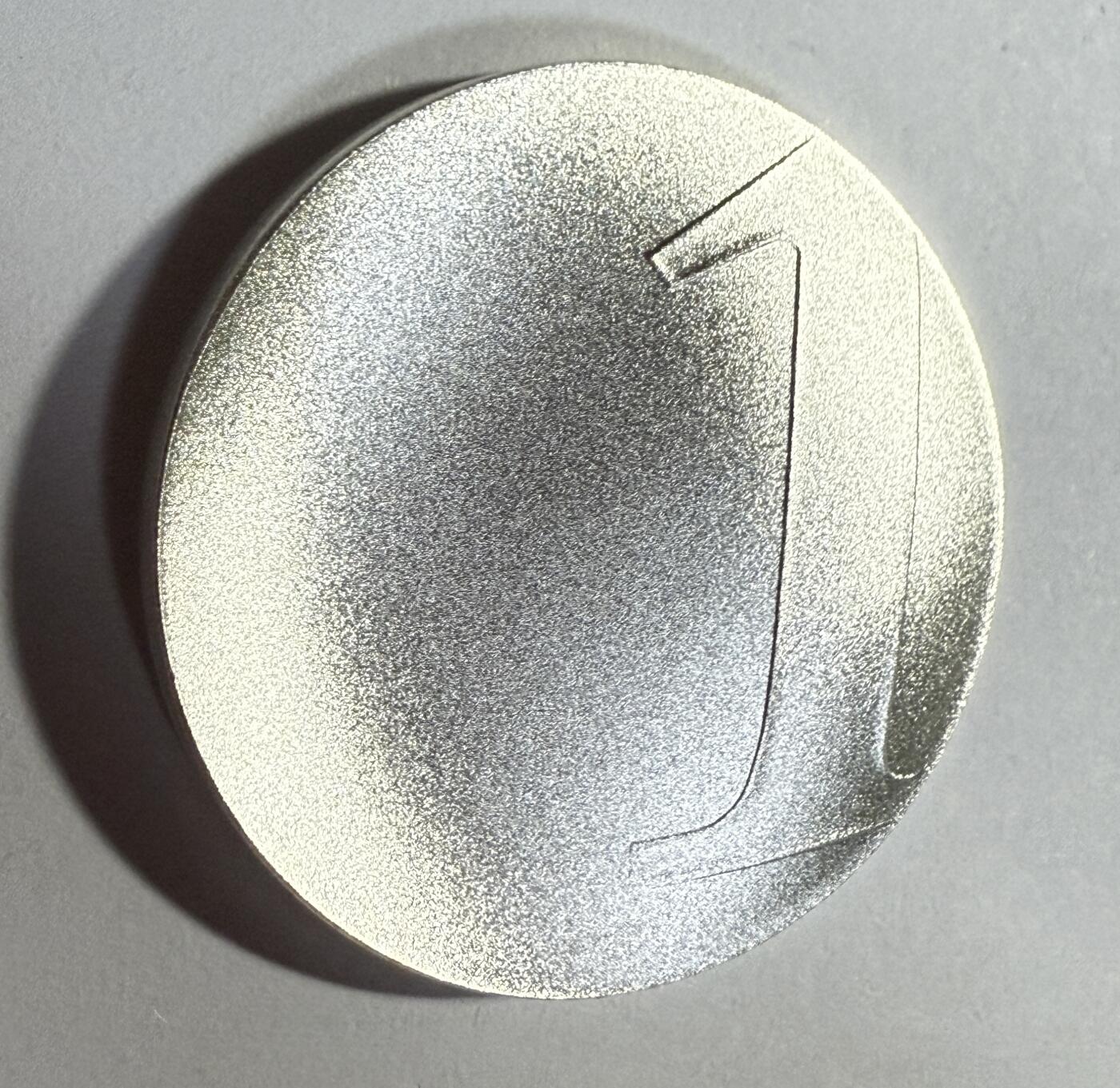 S&S Numismatic世界钱币-拍卖 第114期  获奖币*法国2001年 最后的法郎 1法郎波浪形纪念银币 裸币无包装