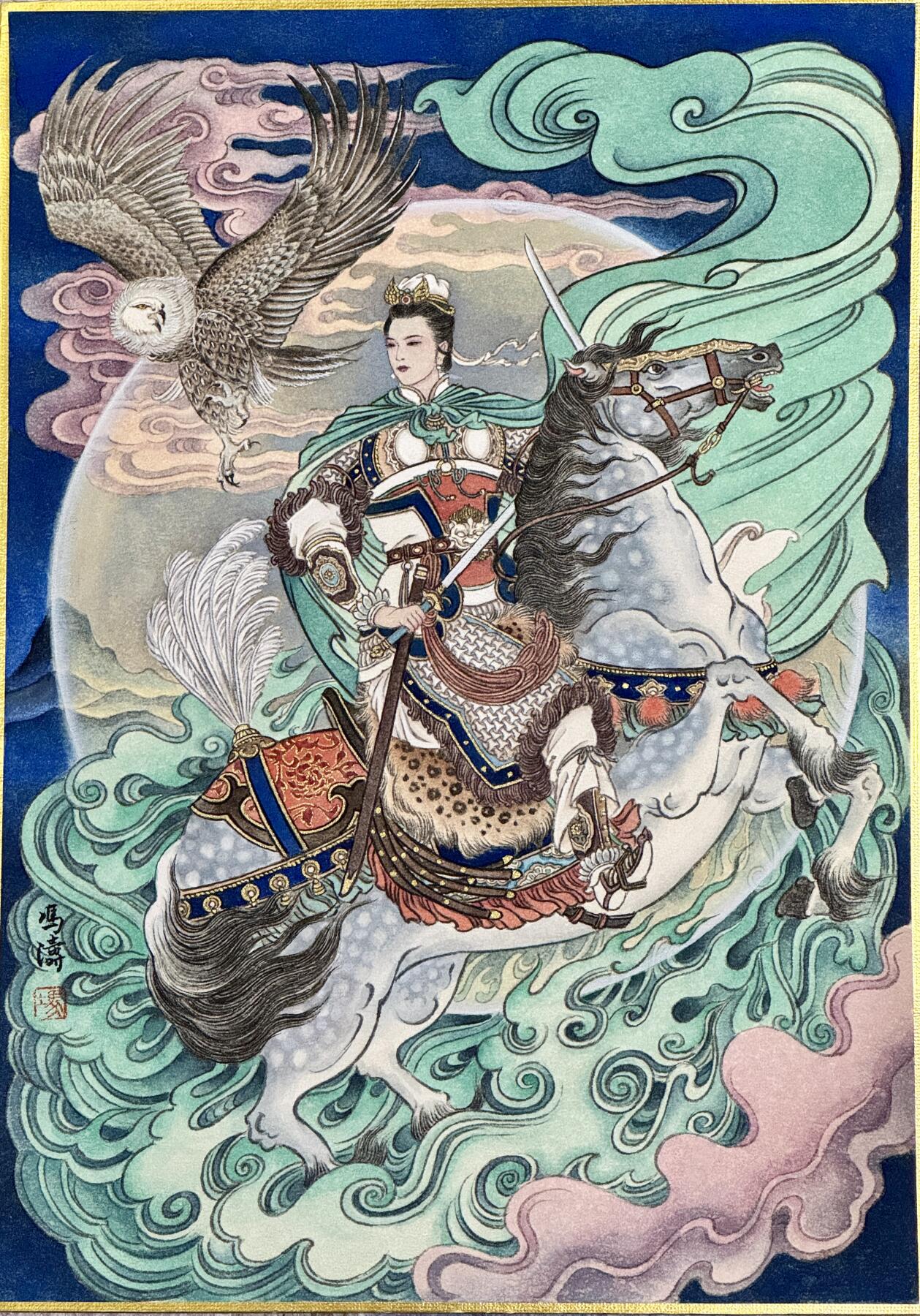 白泽拍卖卡牌手绘专场第13期（昨夜一霎雨，天意苏群物）