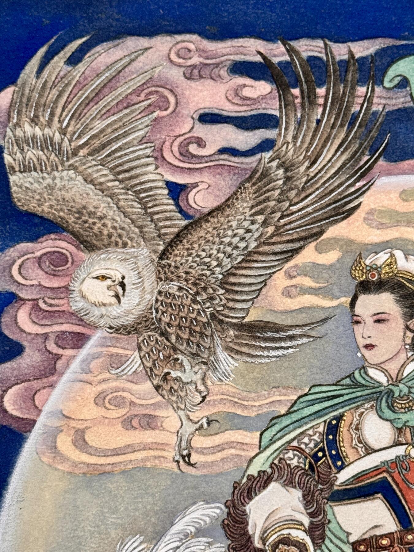 白泽拍卖卡牌手绘专场第13期（昨夜一霎雨，天意苏群物）