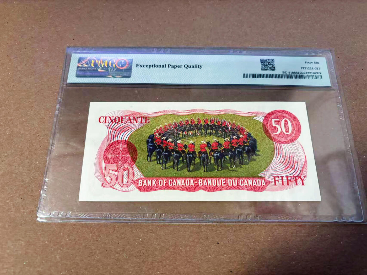 【Blue Auction】✨世界纸币精拍第622期【精】 加拿大 1975年50元 PMG66EPQ 