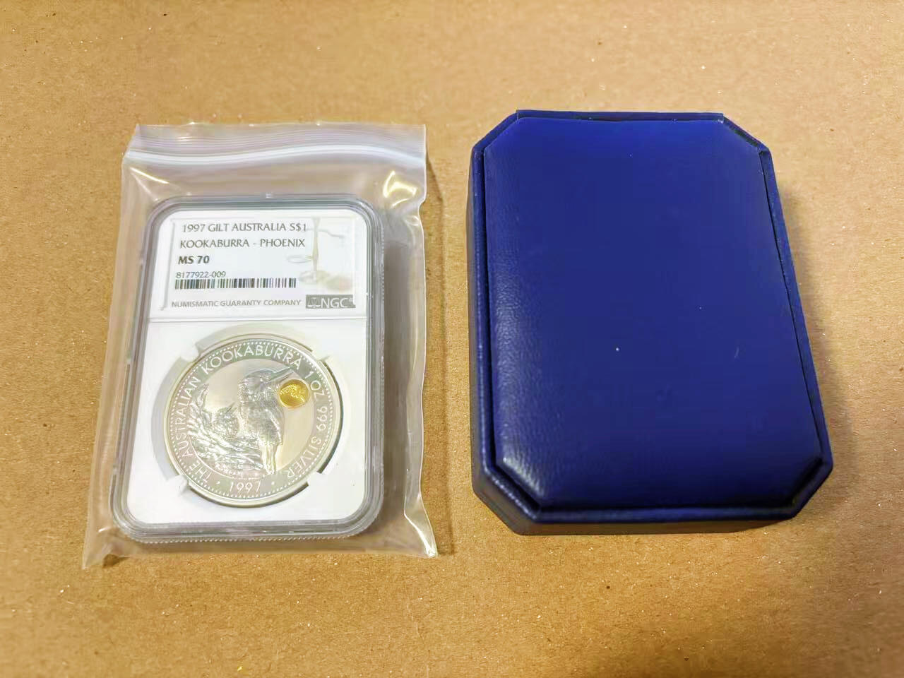 【Blue Auction】✨世界纸币精拍第622期【精】 【带盒】澳大利亚 1997年1元银币 (Kookaburra Phoenix) NGC PF70 满分