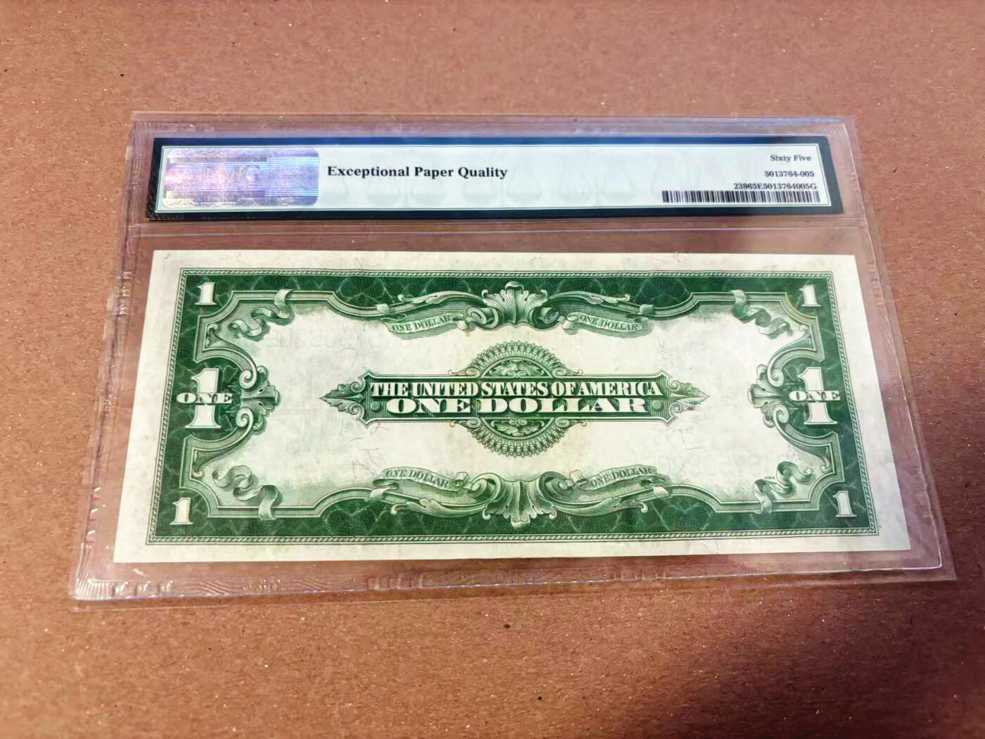 【Blue Auction】✨世界纸币精拍第622期【精】  【最少见版本fr239】美国 1923年1美金 银币券 PMG65EPQ 大票幅 fr.237和238超过26000张存世 而fr239仅有600张左右 评级记录更可见量的差距