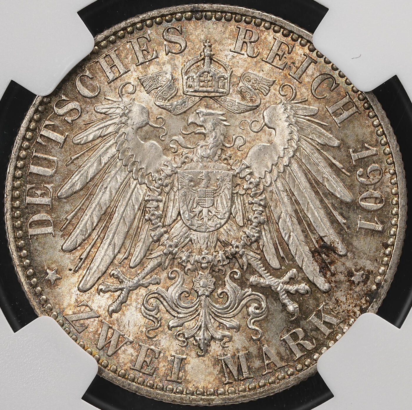 修遠堂世界钱币第五十八期 NGC MS64 1901年普鲁士建国200周年2马克银币