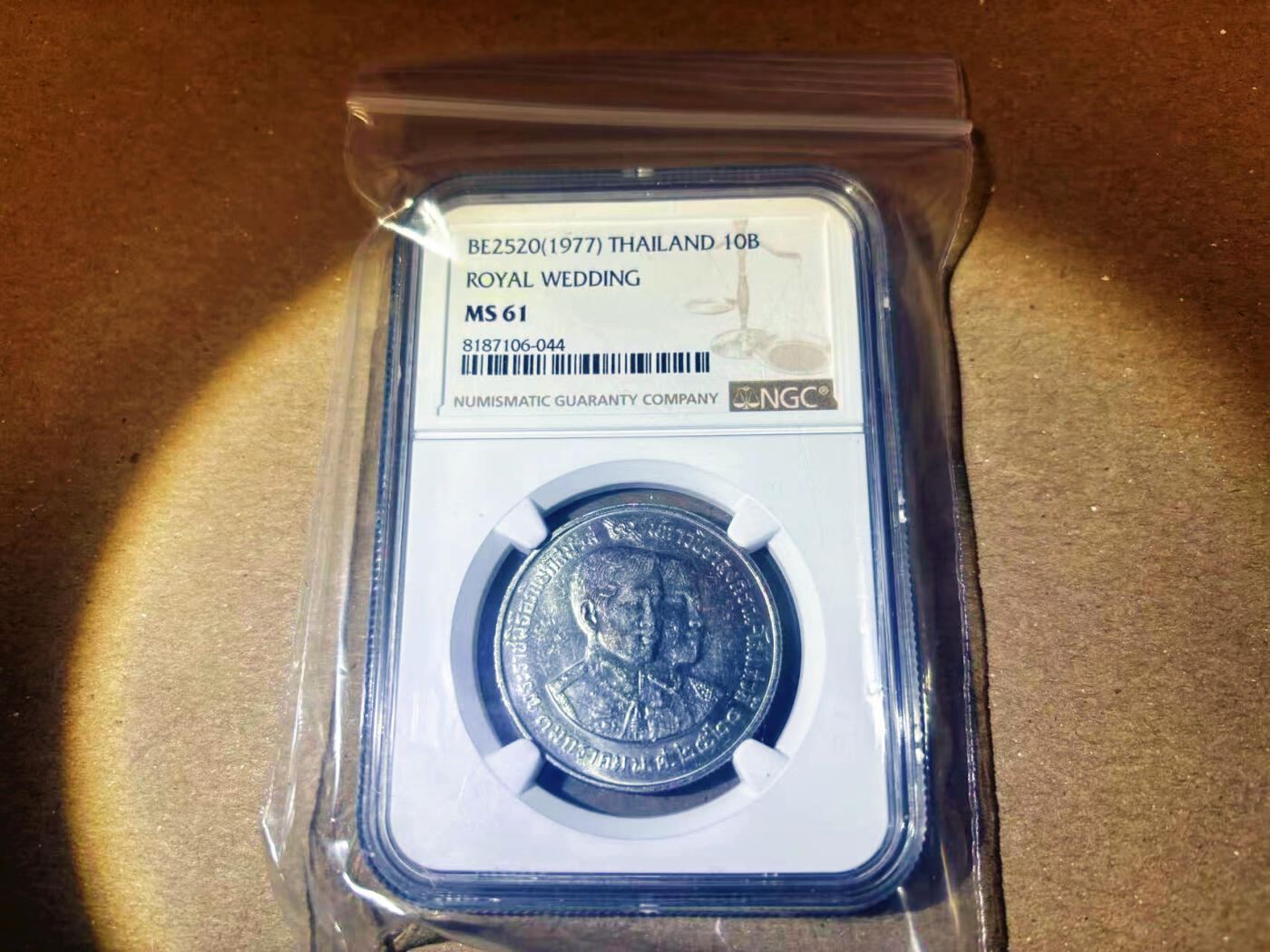 【Blue Auction】✨世界纸币精拍第622期【精】 泰国1977年10B  Royal Wedding NGC MS61 
