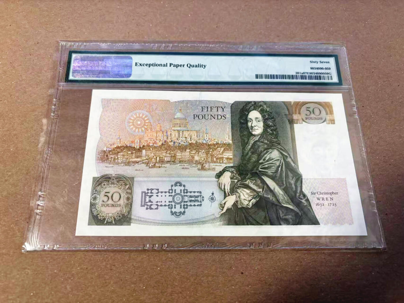 【Blue Auction】✨世界纸币精拍第622期【精】 【a版】英国 1981-88年50镑 PMG67EPQ 高分老壳