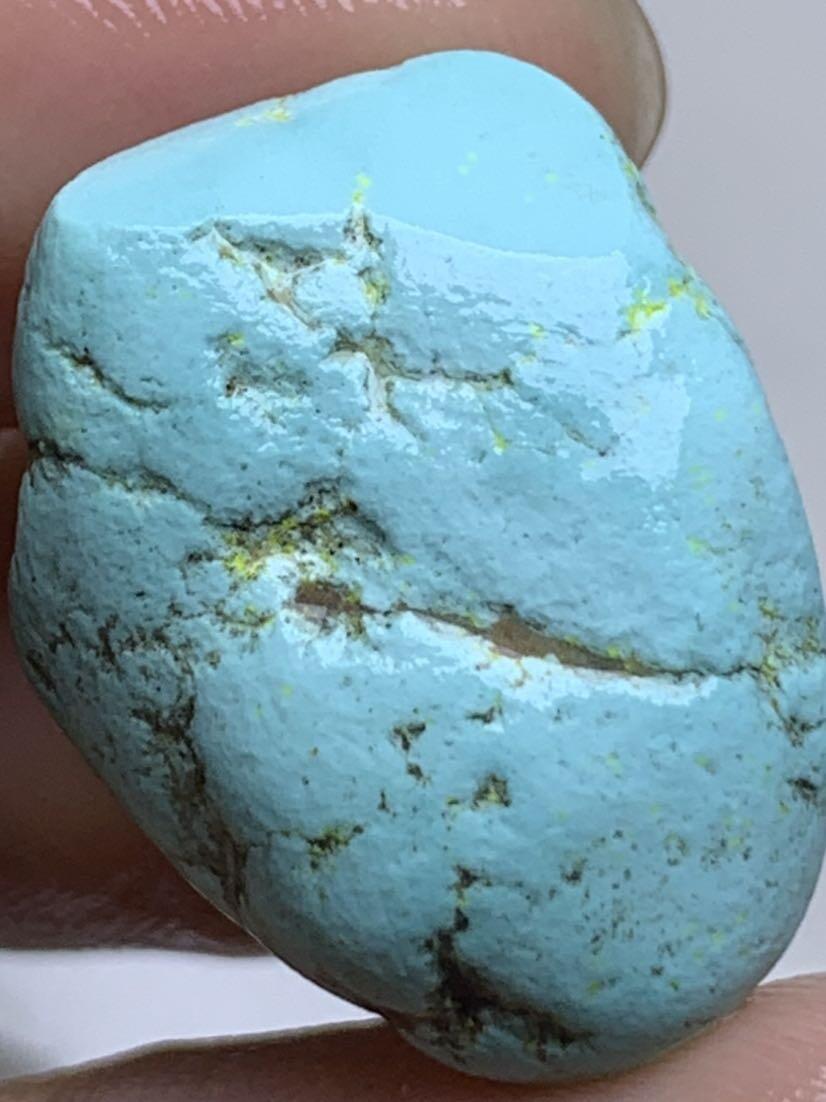 南红蜜蜡绿松石专场 原矿绿松石