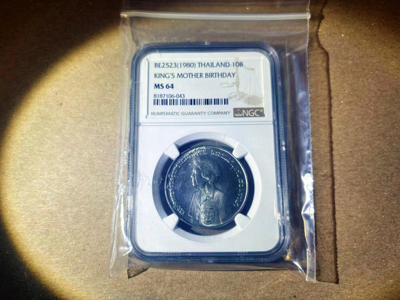 【Blue Auction】✨世界纸币精拍第622期【精】 泰国1980年10B  King's Mother Birthday NGC MS64 