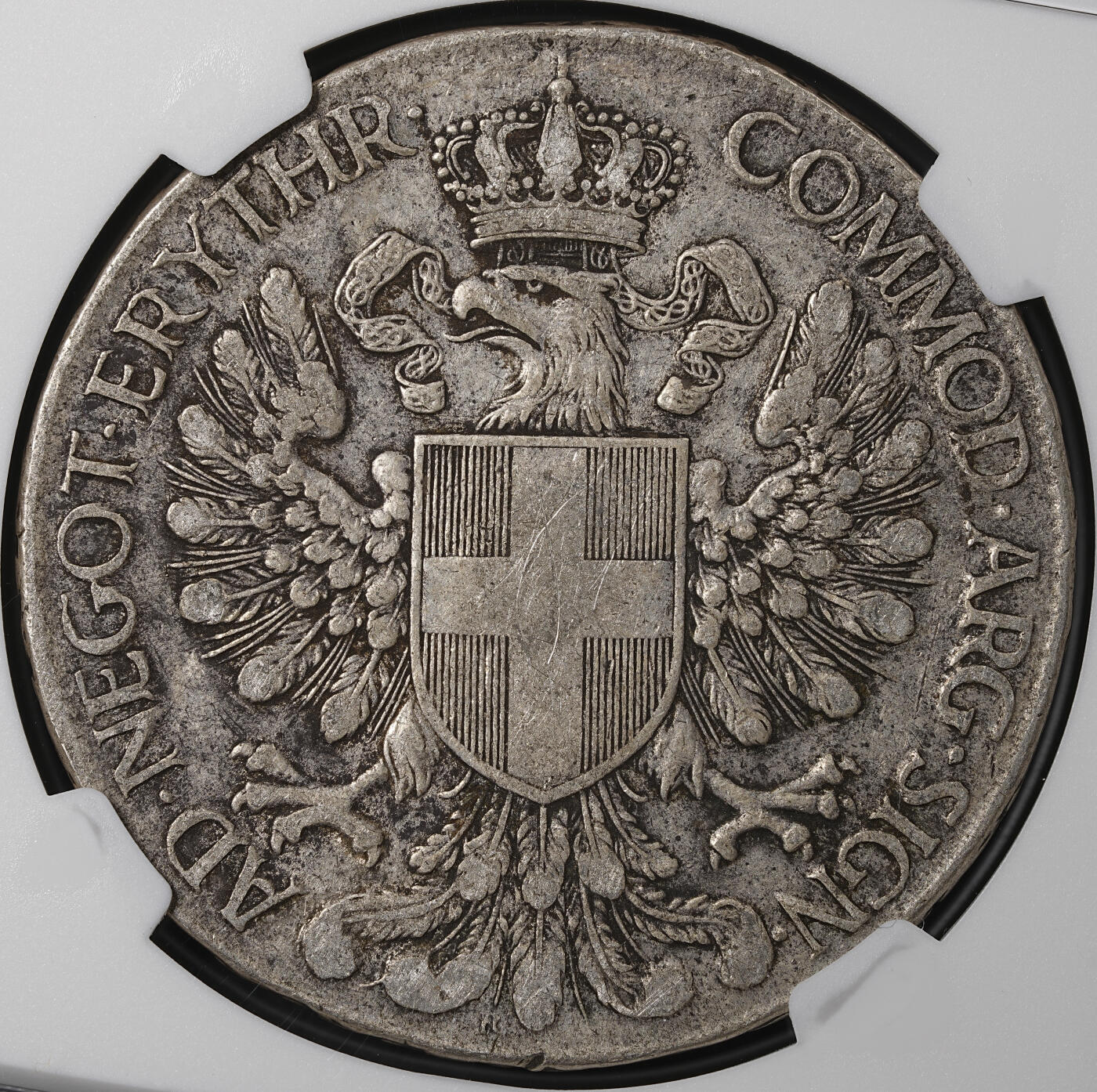 修遠堂世界钱币第五十八期 NGC VF35 1918年意属厄立特里亚1泰勒大银币
