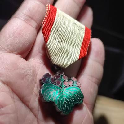 PCAI钱币22-234钱币小专场 青色桐叶银奖章