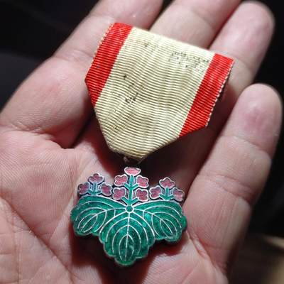 PCAI钱币22-234钱币小专场 青色桐叶银奖章