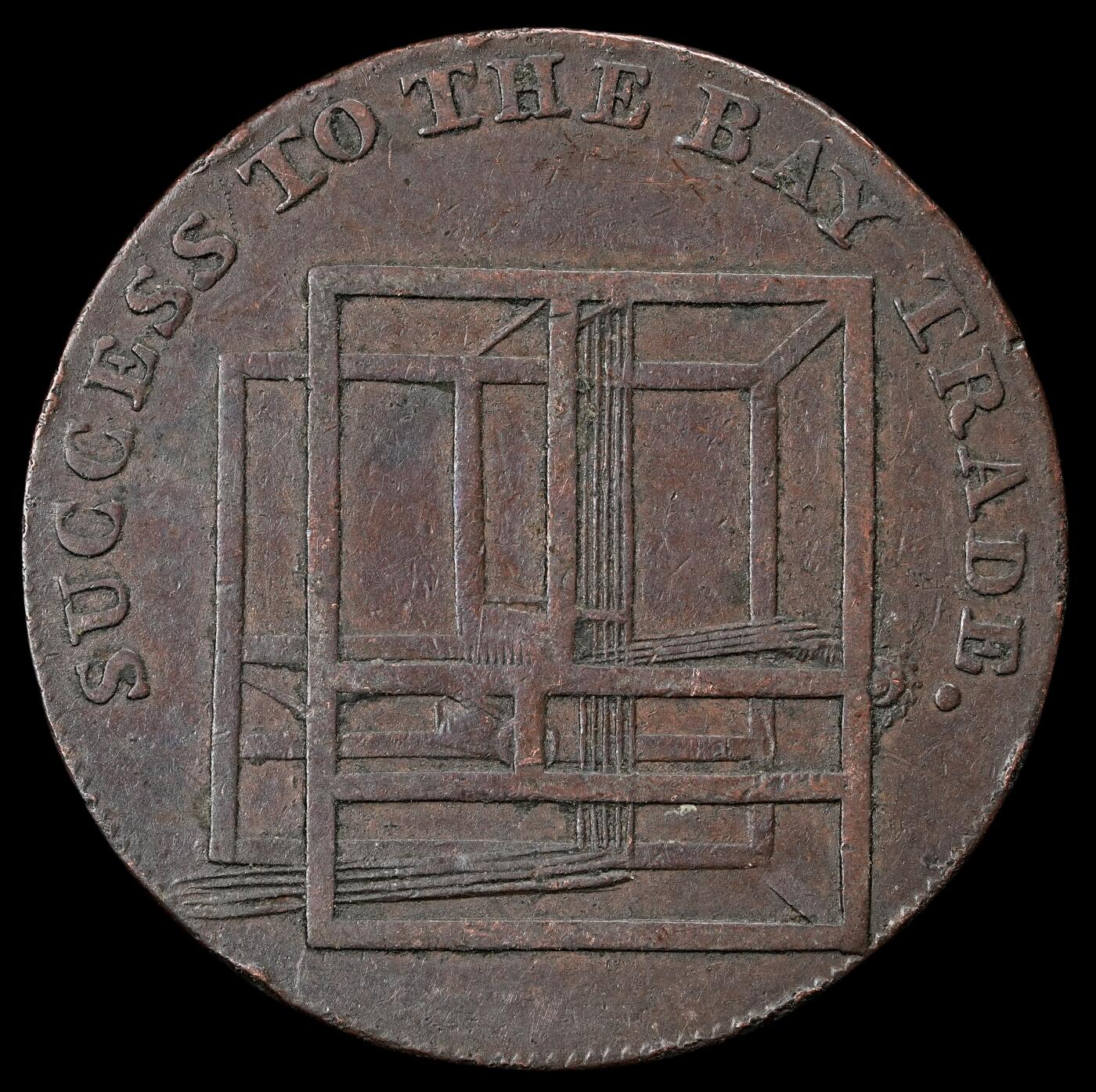 修遠堂世界钱币第五十八期 1794年英国1/2便士代用币 9.18g