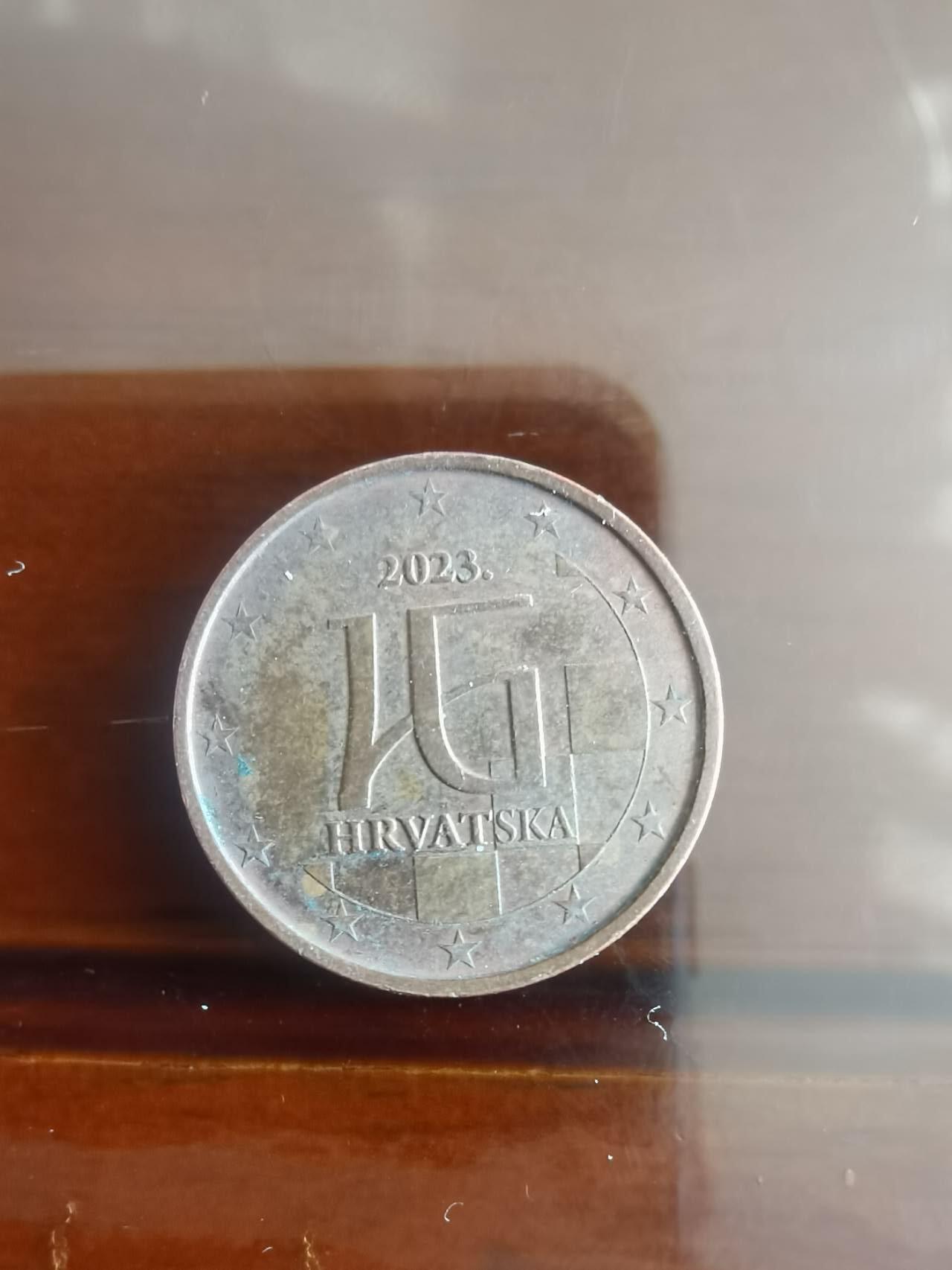 代拍以梦为马的第1场 2023年克罗地亚2欧分