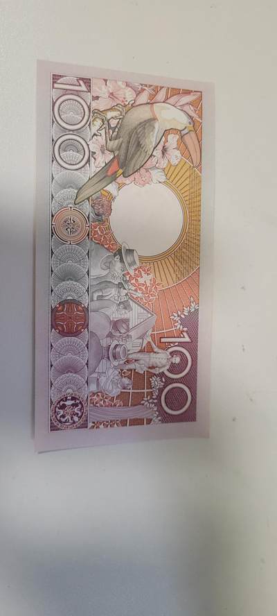 2025第六期纸市均有打光 苏里南100元纸币 1986年版