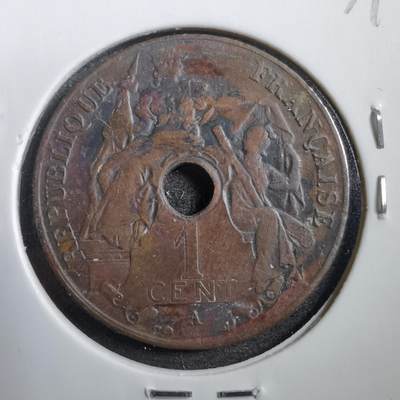 沼泽如烟--第639场 - 法属印度支那1912年百分之一元