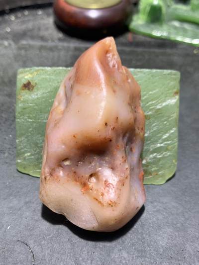 精美天然地表原皮冰粉紫罗兰金丝玉籽料原石一块 - 精美天然地表原皮冰粉紫罗兰金丝玉籽料原石一块