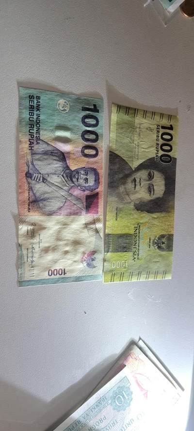 2025第六期纸市均有打光 印尼一千两种版本