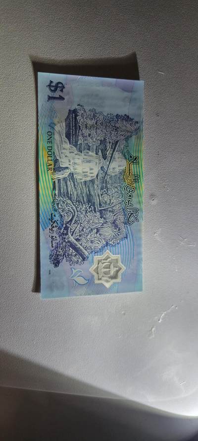 2025第六期纸市均有打光 全新UNC 1996年文莱1林吉特塑料钞 亚洲 