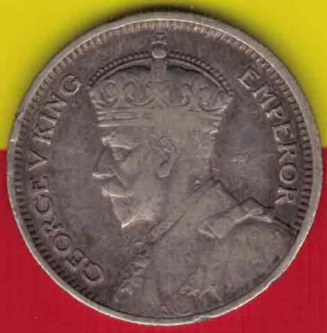 英属罗的西亚(罗德西亚 罗得西亚)1932年6便士 银币 八五品 实物图