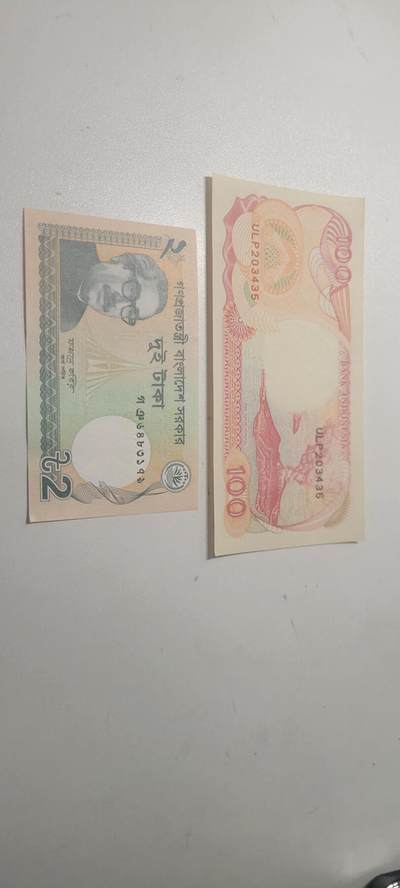 2025第六期纸市均有打光 两张纸币