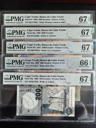 Triple S 第51期 - 1999-2007佛得角全套，其中1000，2000冠军分