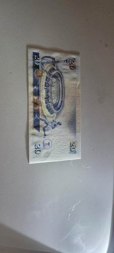 2025第六期纸市均有打光  肯尼亚20先令 1977版  