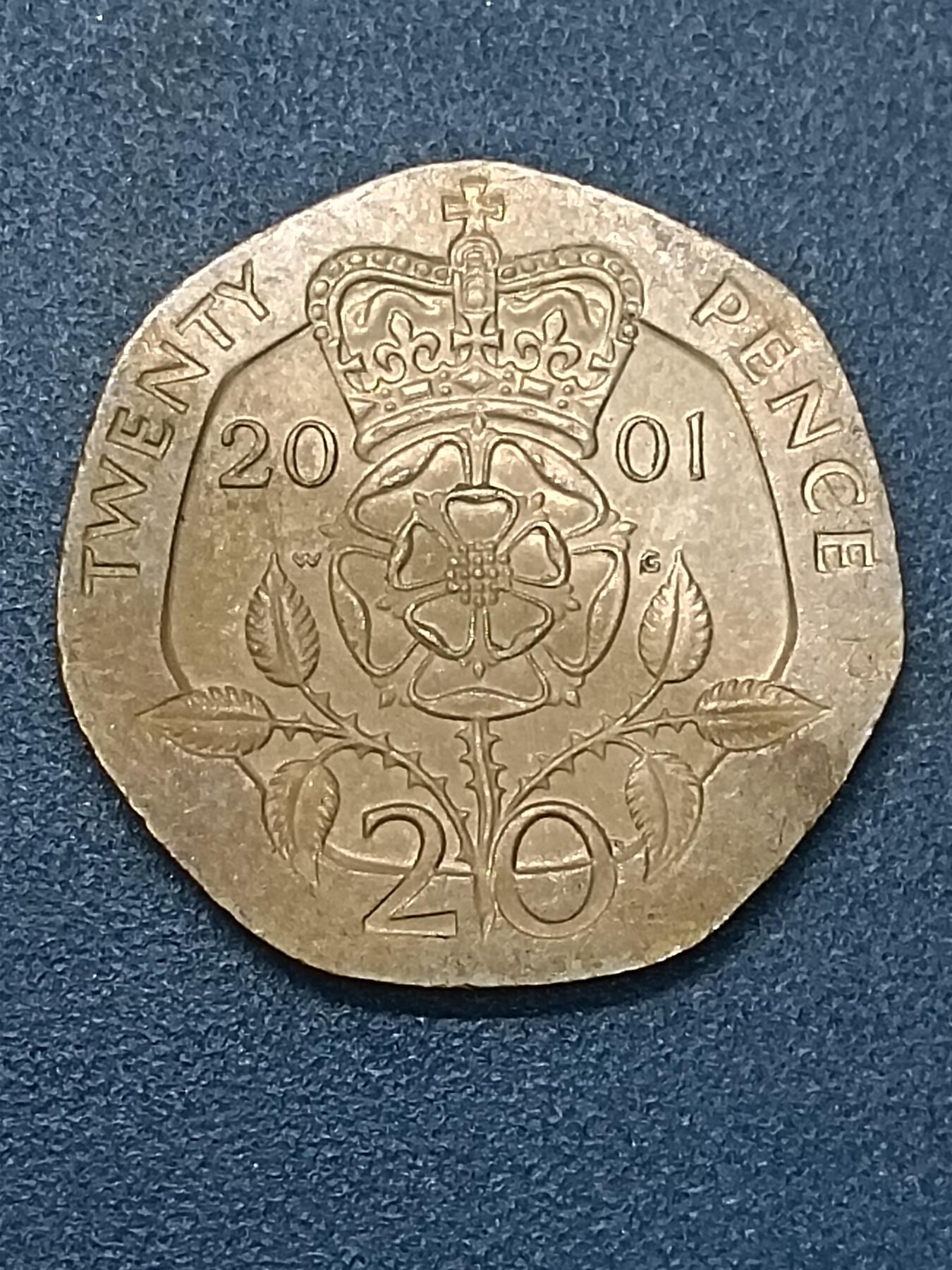 吉祥压岁钱外国硬币第58场  英国硬币2001
