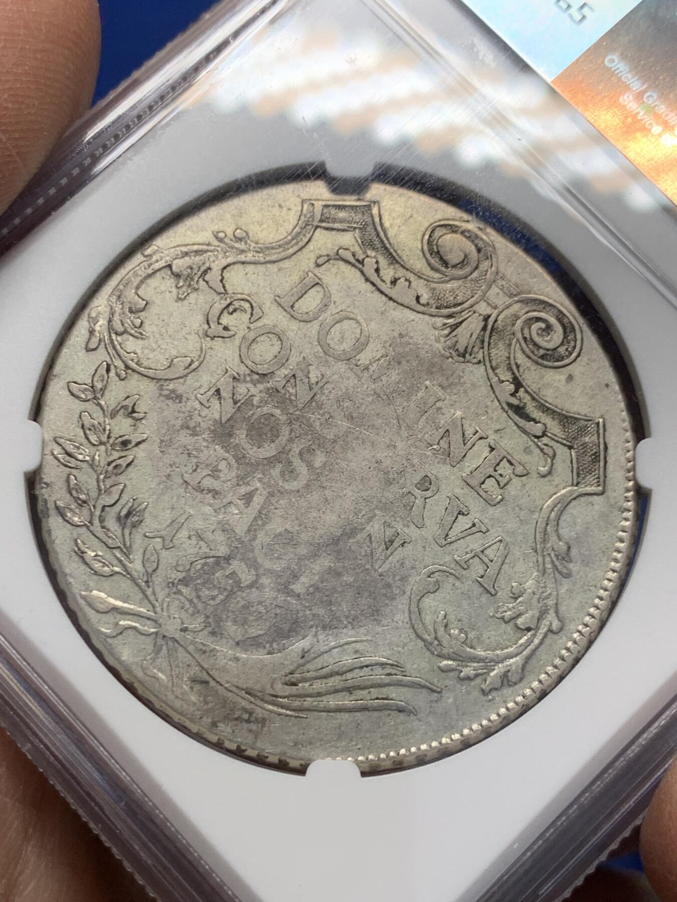 《竞宝斋》第356场 周日，周一  2场连拍 （全场包邮） NGC VF30 瑞士 1756年 苏黎世 泰勒大银币 品种少见 当品种非常好