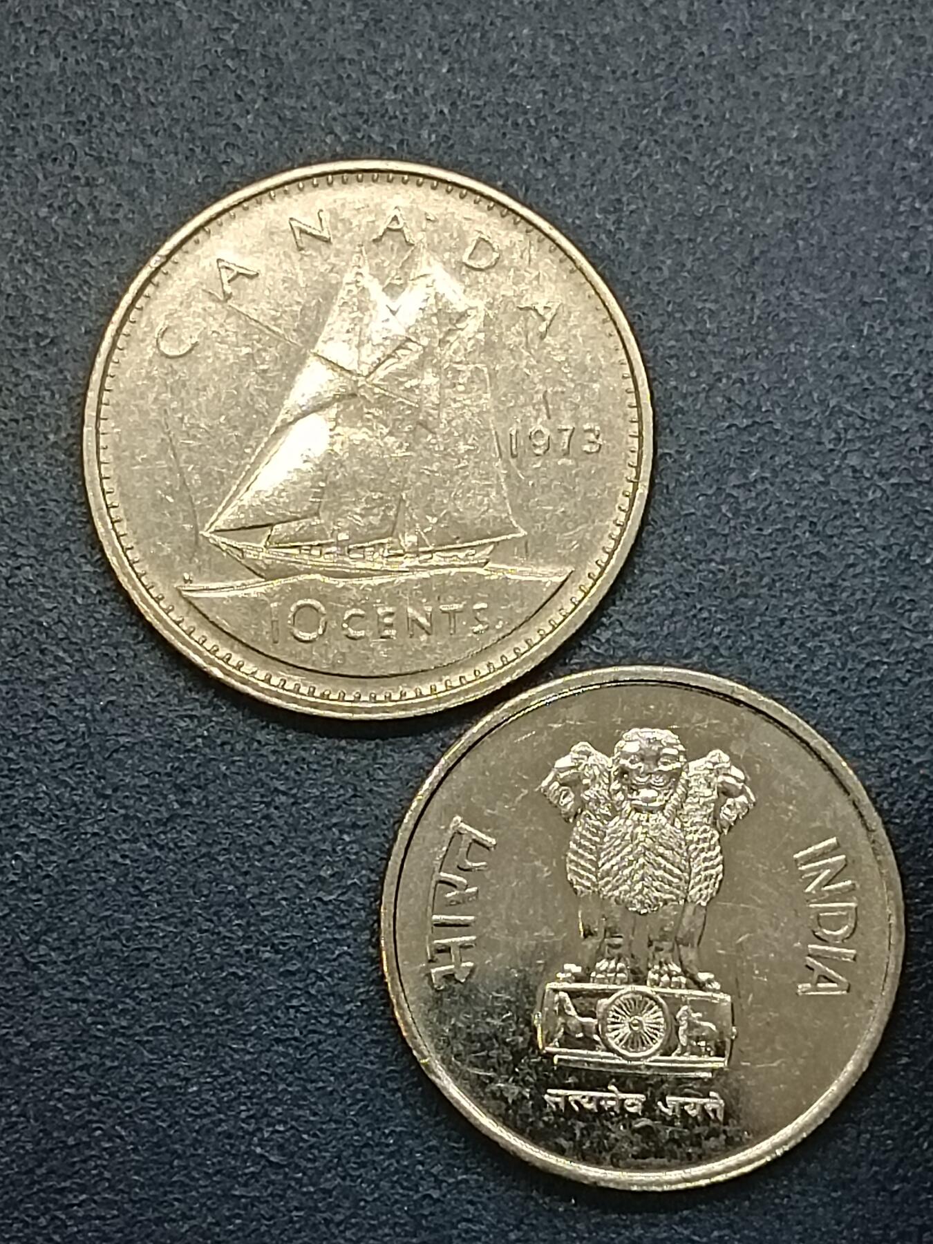 吉祥压岁钱外国硬币第58场  加拿大硬币1973